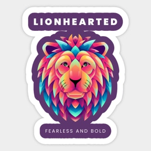 Lionhearted Sticker